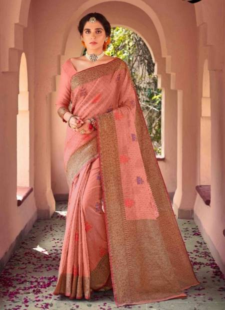 Pink Colour KAKSHYA SONAM Exclusive Wedding Wear Heavy Soft Cotton Latest Saree Collection 9305